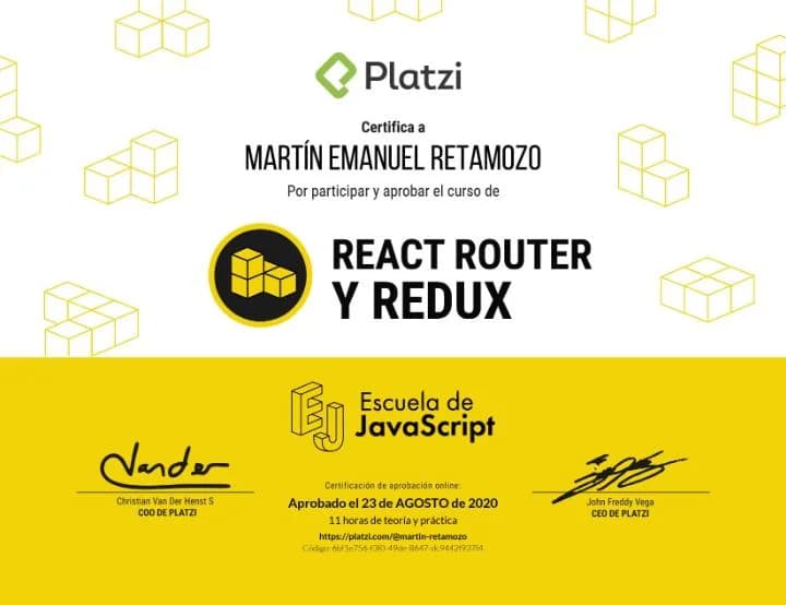 React Router y Redux