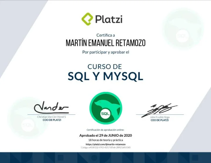 SQL y MySQL